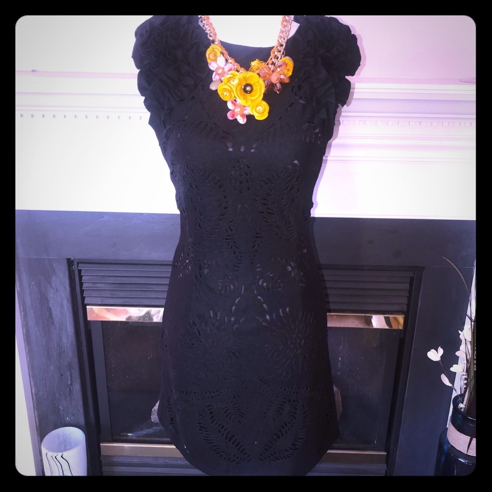 Tata Jolie | Laser Cut Sleeveless Dress​